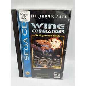 Wing Commander (Sega CD, 1994) CIB Complete W/ Manual Tested Working